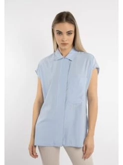 Am billigsten 🛒 Große Größen DreiMaster Klassik Ärmellose Bluse Colina In Hellblau Günstig Kaufen 😉 -Dreimaster-klassik Verkäufe dreimaster klassik armellose bluse colina in hellblau 2