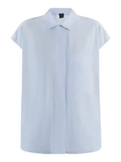 Am billigsten 🛒 Große Größen DreiMaster Klassik Ärmellose Bluse Colina In Hellblau Günstig Kaufen 😉