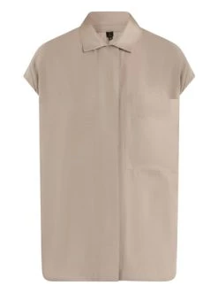 Billig 😀 Große Größen DreiMaster Klassik Ärmellose Bluse Colina In Rauchbeige Günstig Kaufen ✔️