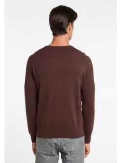 Großhandel ⌛ Bekleidung DreiMaster Klassik Basic Feinstrickpullover Markani In Dunkelbraun Günstig Kaufen 🤩 -Dreimaster-klassik Verkäufe dreimaster klassik basic feinstrickpullover markani in dunkelbraun 3