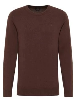 Bestpreis ❤️ Bekleidung DreiMaster Klassik Basic Feinstrickpullover Markani In Dunkelbraun Günstig Kaufen 🎉