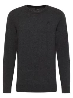 Bestes Angebot 🧨 Bekleidung DreiMaster Klassik Basic Feinstrickpullover Markani In Dunkelgrau Melange Günstig Kaufen 🎉