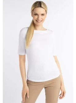 Aktion 👏 Große Größen DreiMaster Klassik Basic 👕 Shirt Colina In Weiss Günstig Kaufen 👏 -Dreimaster-klassik Verkäufe dreimaster klassik basic shirt colina in weiss 2