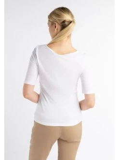 Aktion 👏 Große Größen DreiMaster Klassik Basic 👕 Shirt Colina In Weiss Günstig Kaufen 👏 -Dreimaster-klassik Verkäufe dreimaster klassik basic shirt colina in weiss 4