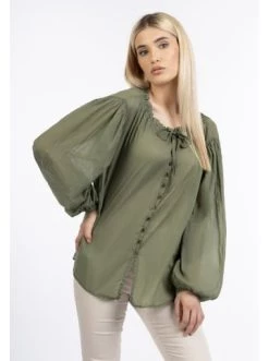 Budget 🧨 Große Größen DreiMaster Klassik Baumwollbluse Markani In Olivgrün Günstig Kaufen ⭐ -Dreimaster-klassik Verkäufe dreimaster klassik baumwollbluse markani in olivgrun 7