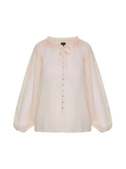 Schlussverkauf 😉 Große Größen DreiMaster Klassik Baumwollbluse Markani In Rosa Günstig Kaufen 👍