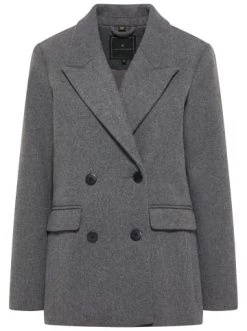 Rabatt 🤩 Große Größen DreiMaster Klassik Blazer Baradello In Grau Melange Günstig Kaufen 🌟