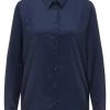 Schlussverkauf ⭐ Große Größen DreiMaster Klassik Bluse Iridia In Marine Günstig Kaufen 🔔