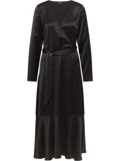 Neu ✨ Große Größen DreiMaster Klassik Blusenkleid Baradello In Schwarz Günstig Kaufen 🔥