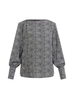 Auslauf 🧨 Große Größen DreiMaster Klassik Blusenshirt Casnagie In Schwarz Weiss Günstig Kaufen 🧨