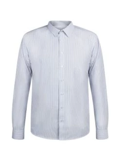 Besorgen ✨ Bekleidung DreiMaster Klassik Business Hemd Pryam In Blau Gestreift Günstig Kaufen 💯