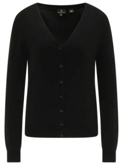 Coupon 💯 Sweat & Fleece DreiMaster Klassik Cardigan Colina In Schwarz Günstig Kaufen 🧨