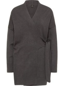 Budget ⭐ Sweat & Fleece DreiMaster Klassik Cardigan Iridia In Dunkelgrau Melange Günstig Kaufen ⌛