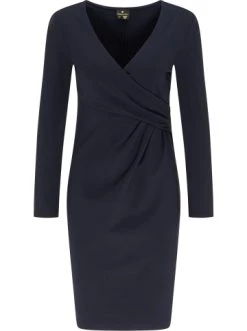 Angebote 🌟 Große Größen DreiMaster Klassik Drapiertes Kleid Altiplano In Schwarz Günstig Kaufen 👏