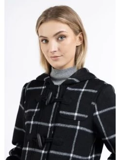 Angebote ⭐ Große Größen DreiMaster Klassik Dufflecoat Aus Wollgemisch Nascita In Kariert Schwarz Weiss Günstig Kaufen ❤️ -Dreimaster-klassik Verkäufe dreimaster klassik dufflecoat aus wollgemisch nascita in kariert schwarz weiss 4