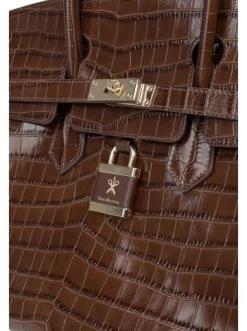 Brandneu 🌟 Taschen DreiMaster Klassik Handtasche Acalmar In BRAUN Günstig Kaufen 🤩 -Dreimaster-klassik Verkäufe dreimaster klassik handtasche acalmar in braun 4