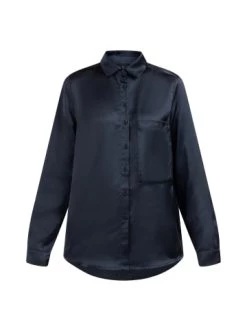 Bestpreis 🛒 Große Größen DreiMaster Klassik Hemdbluse Casnagie In Navy Günstig Kaufen 💯