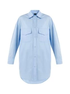 Billig 😍 Große Größen DreiMaster Klassik Hemdbluse Iridia In Hellblau Günstig Kaufen 💯