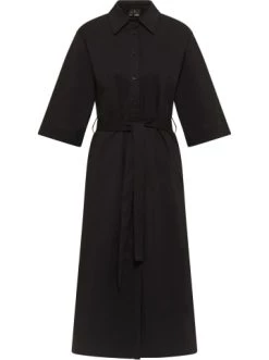 Am billigsten 🔥 Große Größen DreiMaster Klassik Hemdblusenkleid Colina In Schwarz Günstig Kaufen 🌟