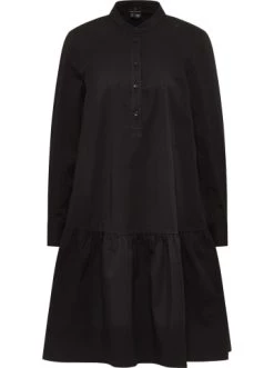 Am billigsten 😀 Große Größen DreiMaster Klassik Hemdblusenkleid Colina In Schwarz Günstig Kaufen ⭐