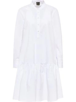 Großhandel ⌛ Große Größen DreiMaster Klassik Hemdblusenkleid Colina In Weiss Günstig Kaufen 🥰