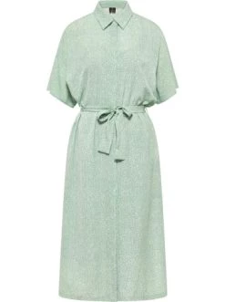 Coupon 🧨 Große Größen DreiMaster Klassik Kleid Colina In Hellmint Wollweiss Günstig Kaufen ✔️