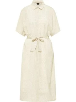 Rabatt 🎁 Große Größen DreiMaster Klassik Kleid Colina In Wollweiss Oliv Günstig Kaufen 🤩