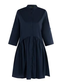 Rabatt 🤩 Große Größen DreiMaster Klassik Kleid Dedica In Marine Günstig Kaufen 🥰