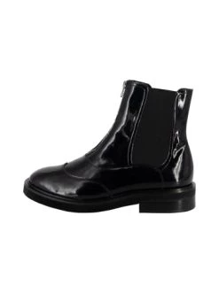 Brandneu 😍 Stiefeletten DreiMaster Klassik Lackleder 🥾 Boots In Schwarz Günstig Kaufen 🥰