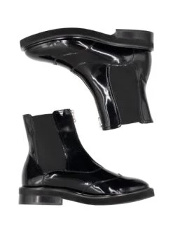 Brandneu 😍 Stiefeletten DreiMaster Klassik Lackleder 🥾 Boots In Schwarz Günstig Kaufen 🥰 -Dreimaster-klassik Verkäufe dreimaster klassik lackleder boots in schwarz 3