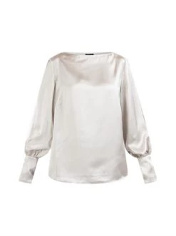 Angebote 🛒 Große Größen DreiMaster Klassik Langarmbluse Casnagie In Hellbeige Günstig Kaufen 🤩