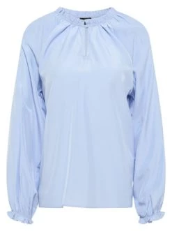 Beste Bewertungen von 🛒 Große Größen DreiMaster Klassik Langarmbluse Colina In Hellblau Günstig Kaufen 🧨