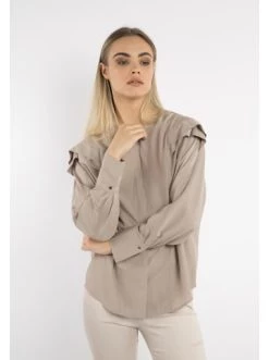 Billig 🥰 Große Größen DreiMaster Klassik Langarmbluse Colina In Rauchbeige Günstig Kaufen 🤩 -Dreimaster-klassik Verkäufe dreimaster klassik langarmbluse colina in rauchbeige 2