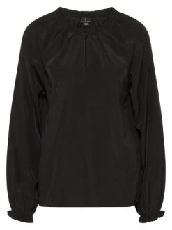 Am billigsten ✔️ Große Größen DreiMaster Klassik Langarmbluse Colina In Schwarz Günstig Kaufen ⌛