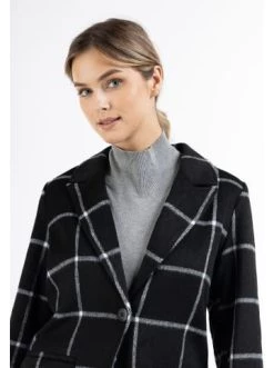 Schlussverkauf 😍 Große Größen DreiMaster Klassik Langer Blazer Aus Wollgemisch Nascita In Kariert Schwarz Weiss Günstig Kaufen ❤️ -Dreimaster-klassik Verkäufe dreimaster klassik langer blazer aus wollgemisch nascita in kariert schwarz weiss 4