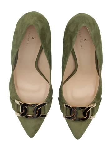 Aktion ✨ DreiMaster Klassik Leder Pumps Colina In Oliv Günstig Kaufen 🔥 7 Aktion ✨ DreiMaster Klassik Leder Pumps Colina In Oliv Günstig Kaufen 🔥 – Bild 5