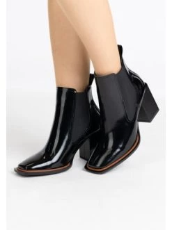 Dreimaster-klassik Verkäufe -Dreimaster-klassik Verkäufe dreimaster klassik leder stiefelette in schwarz 1