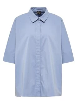 Aktion ✔️ Große Größen DreiMaster Klassik Oversized Bluse Colina In Graublau Günstig Kaufen ✔️