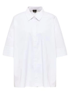 Bestpreis 🥰 Große Größen DreiMaster Klassik Oversized Bluse Colina In Weiss Günstig Kaufen 🌟