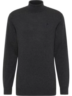 Aktion 🎉 Bekleidung DreiMaster Klassik Rollkragenpullover Markani In Dunkelgrau Melange Günstig Kaufen 💯