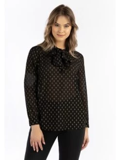 Brandneu 💯 Große Größen DreiMaster Klassik Schluppenbluse Baradello In Schwarz Gold Günstig Kaufen 👍 -Dreimaster-klassik Verkäufe dreimaster klassik schluppenbluse baradello in schwarz gold 2