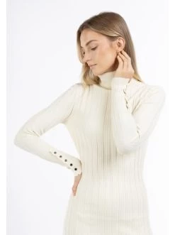 Neu 🤩 Große Größen DreiMaster Klassik Strick Langarmkleid Midi Iridia In Hellbeige Günstig Kaufen 😍 -Dreimaster-klassik Verkäufe dreimaster klassik strick langarmkleid midi iridia in hellbeige 4