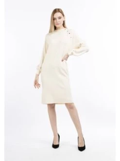 Rabatt 🛒 Große Größen DreiMaster Klassik Strick Langarmkleid Midi Markani In Elfenbein Günstig Kaufen 😍 -Dreimaster-klassik Verkäufe dreimaster klassik strick langarmkleid midi markani in elfenbein 1