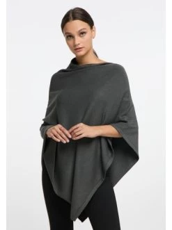 Besorgen 😍 Jacken & Mäntel DreiMaster Klassik Strick Poncho Iridia In Dunkelgrau Melange Günstig Kaufen 🔥 -Dreimaster-klassik Verkäufe dreimaster klassik strick poncho iridia in dunkelgrau melange 2