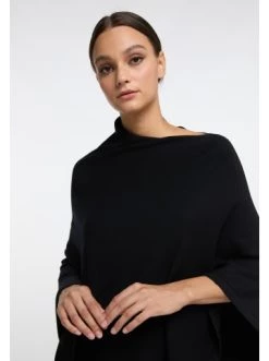 Billig ⭐ Jacken & Mäntel DreiMaster Klassik Strick Poncho Iridia In Schwarz Günstig Kaufen ⭐ -Dreimaster-klassik Verkäufe dreimaster klassik strick poncho iridia in schwarz 4