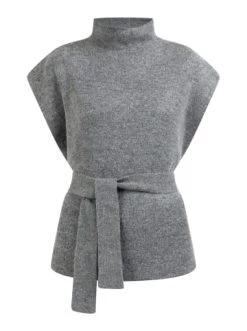 Brandneu 👏 Jacken & Mäntel DreiMaster Klassik Strick Poncho Zitha In Grau Melange Günstig Kaufen 🎉