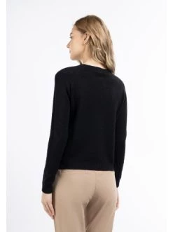 Bestpreis 👍 Pullover & Cardigans DreiMaster Klassik Strick Pullover Markani In SCHWARZ Günstig Kaufen ❤️ -Dreimaster-klassik Verkäufe dreimaster klassik strick pullover markani in schwarz 3