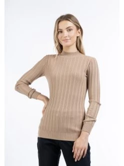 Budget 🤩 Pullover & Cardigans DreiMaster Klassik Strick Pullover Turtleneck Iridia In Dunkelsand Günstig Kaufen 🧨 -Dreimaster-klassik Verkäufe dreimaster klassik strick pullover turtleneck iridia in dunkelsand 2