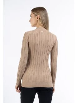 Budget 🤩 Pullover & Cardigans DreiMaster Klassik Strick Pullover Turtleneck Iridia In Dunkelsand Günstig Kaufen 🧨 -Dreimaster-klassik Verkäufe dreimaster klassik strick pullover turtleneck iridia in dunkelsand 3