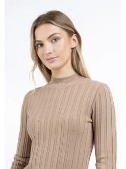 Budget 🤩 Pullover & Cardigans DreiMaster Klassik Strick Pullover Turtleneck Iridia In Dunkelsand Günstig Kaufen 🧨 -Dreimaster-klassik Verkäufe dreimaster klassik strick pullover turtleneck iridia in dunkelsand 4